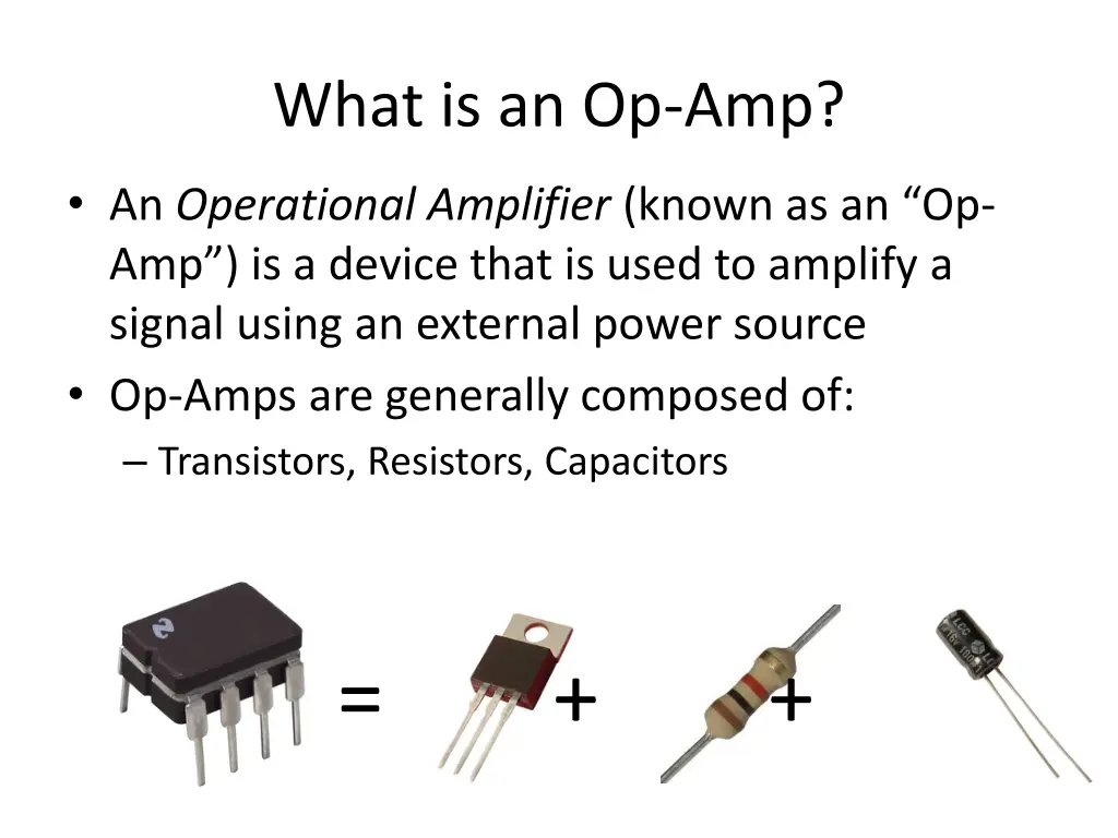 what is an op amp