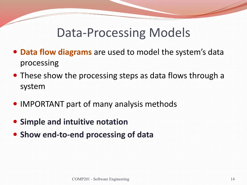 data processing models