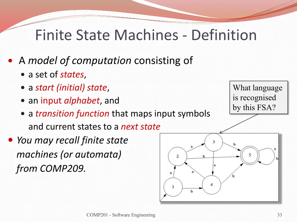 finite state machines definition