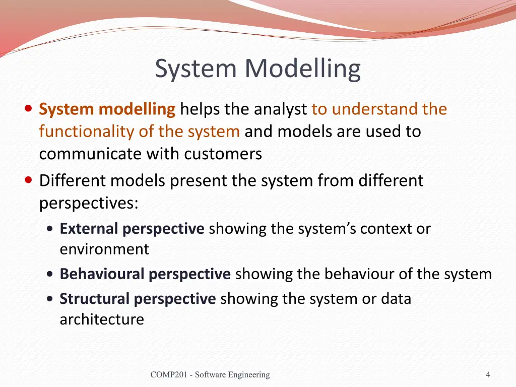 system modelling