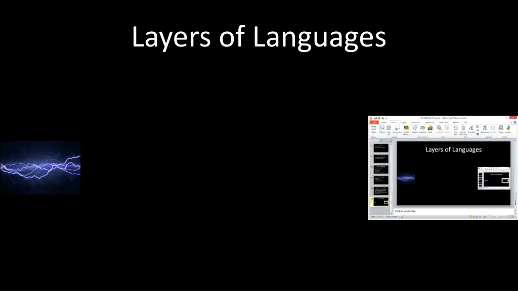 layers of languages