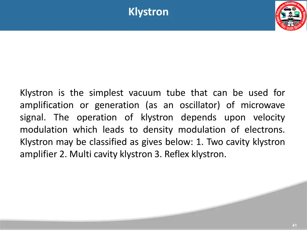 klystron