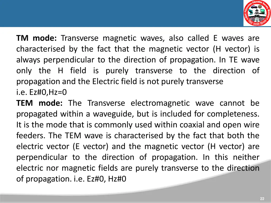 tm mode transverse magnetic waves also called