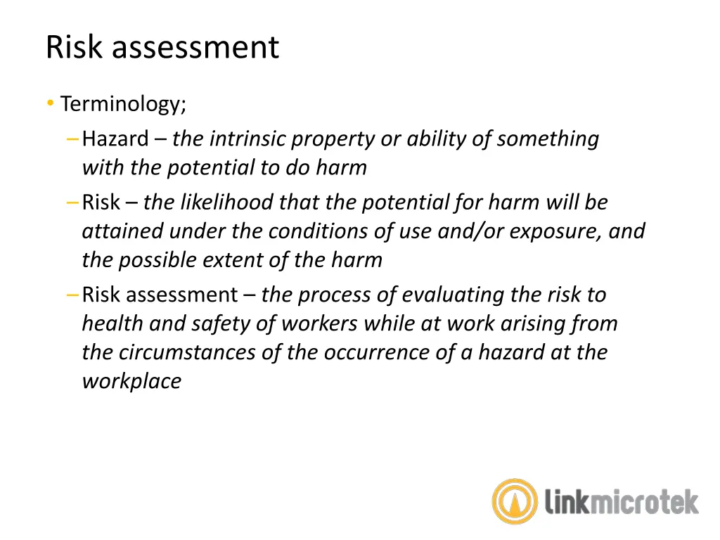 risk assessment 2