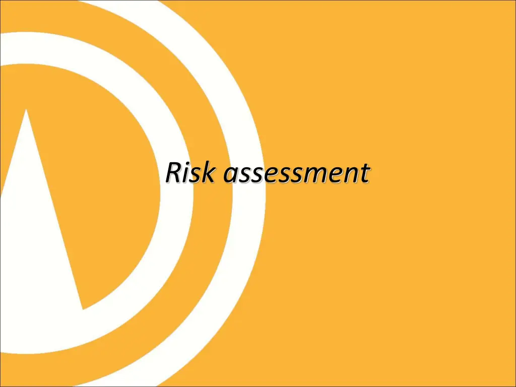 risk assessment