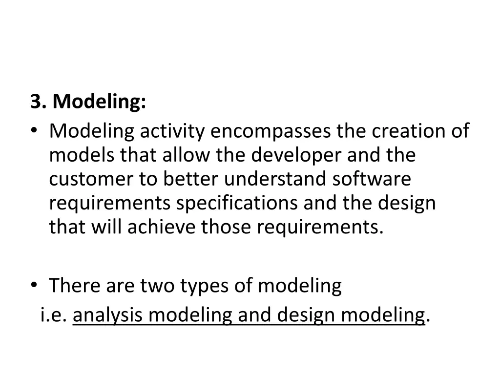 3 modeling modeling activity encompasses