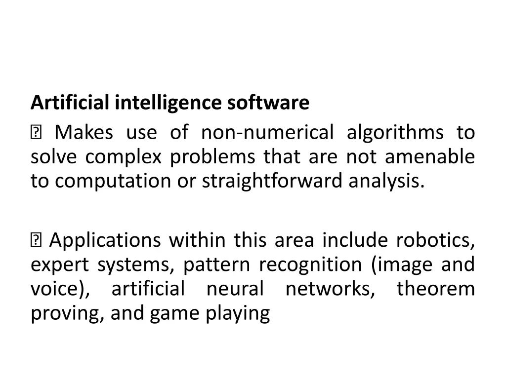 artificial intelligence software makes