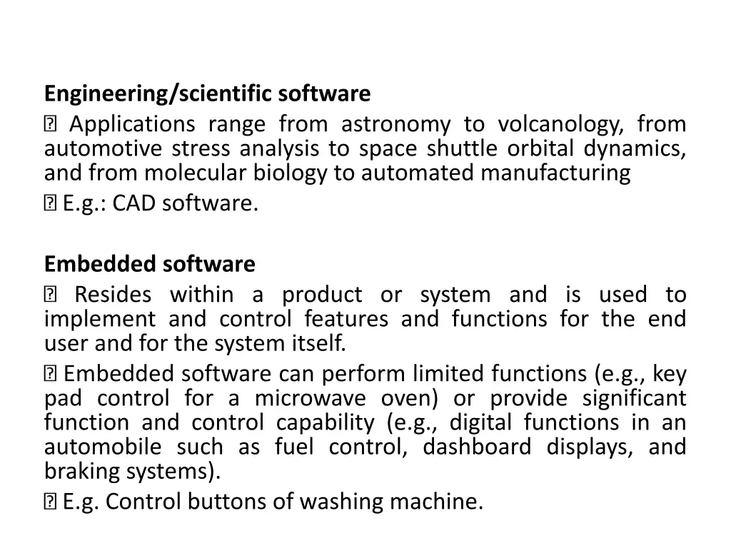 engineering scientific software applications