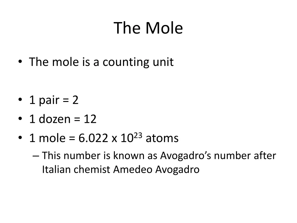 the mole