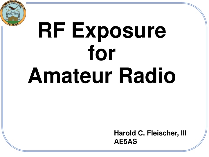 rf exposure for amateur radio