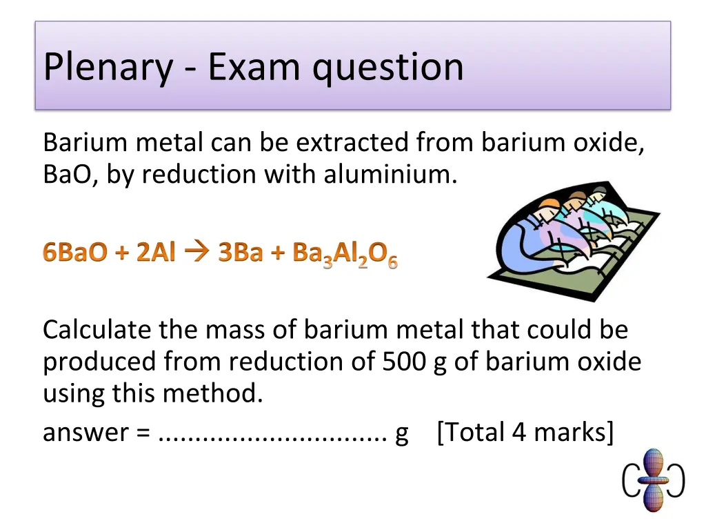 plenary exam question