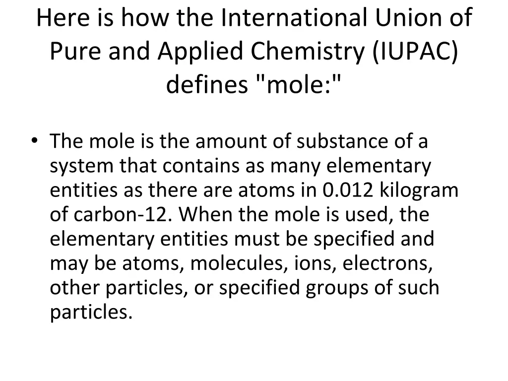 here is how the international union of pure