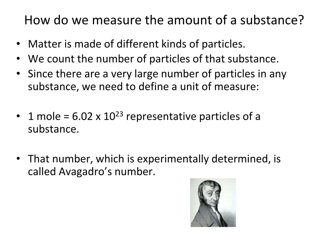 how do we measure the amount of a substance