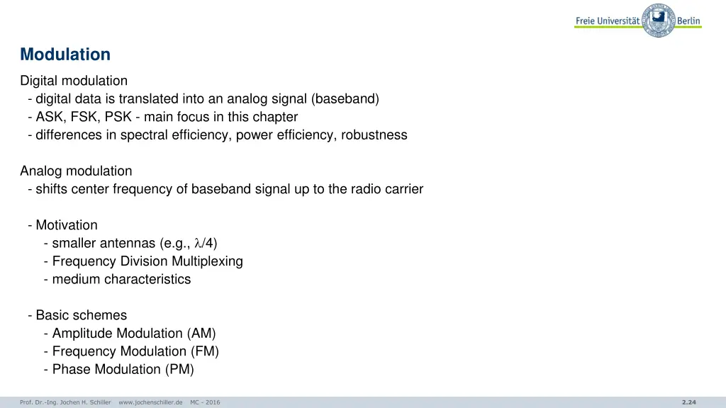 modulation