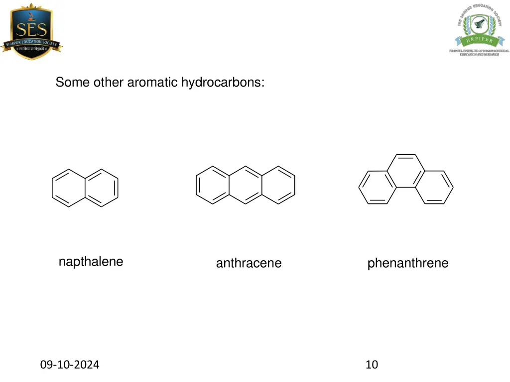 some other aromatic hydrocarbons