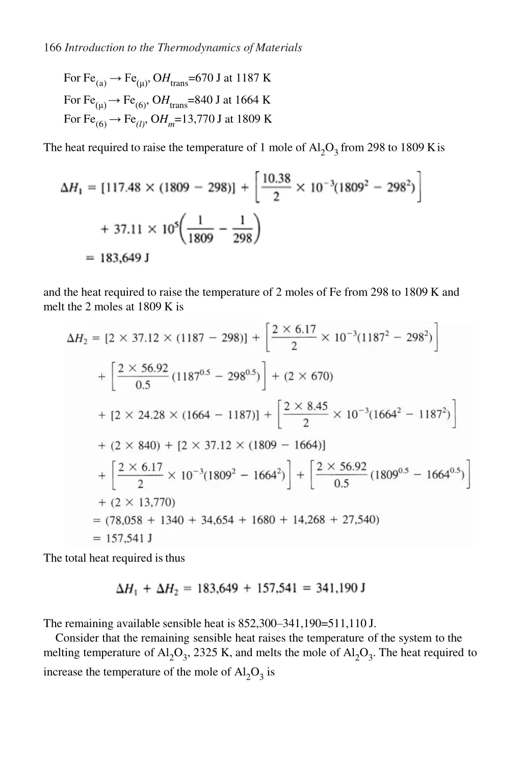 166 introduction to the thermodynamics ofmaterials