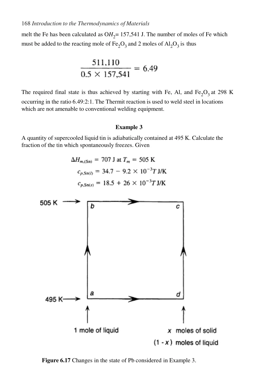 168 introduction to the thermodynamics ofmaterials