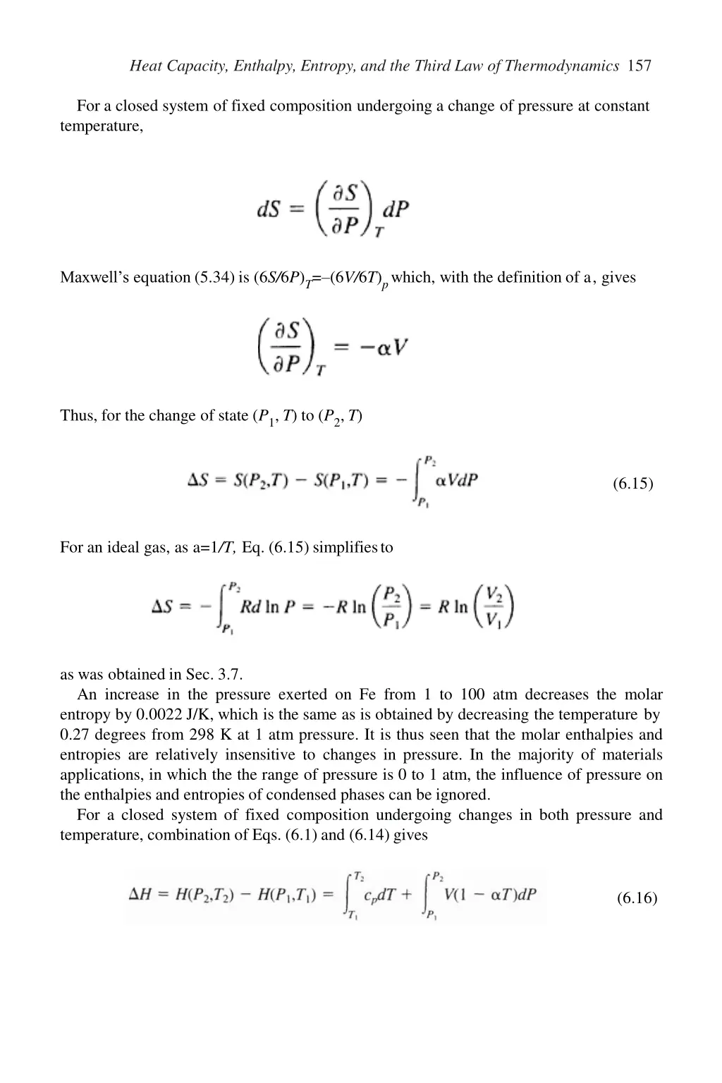 heat capacity enthalpy entropy and the third 4