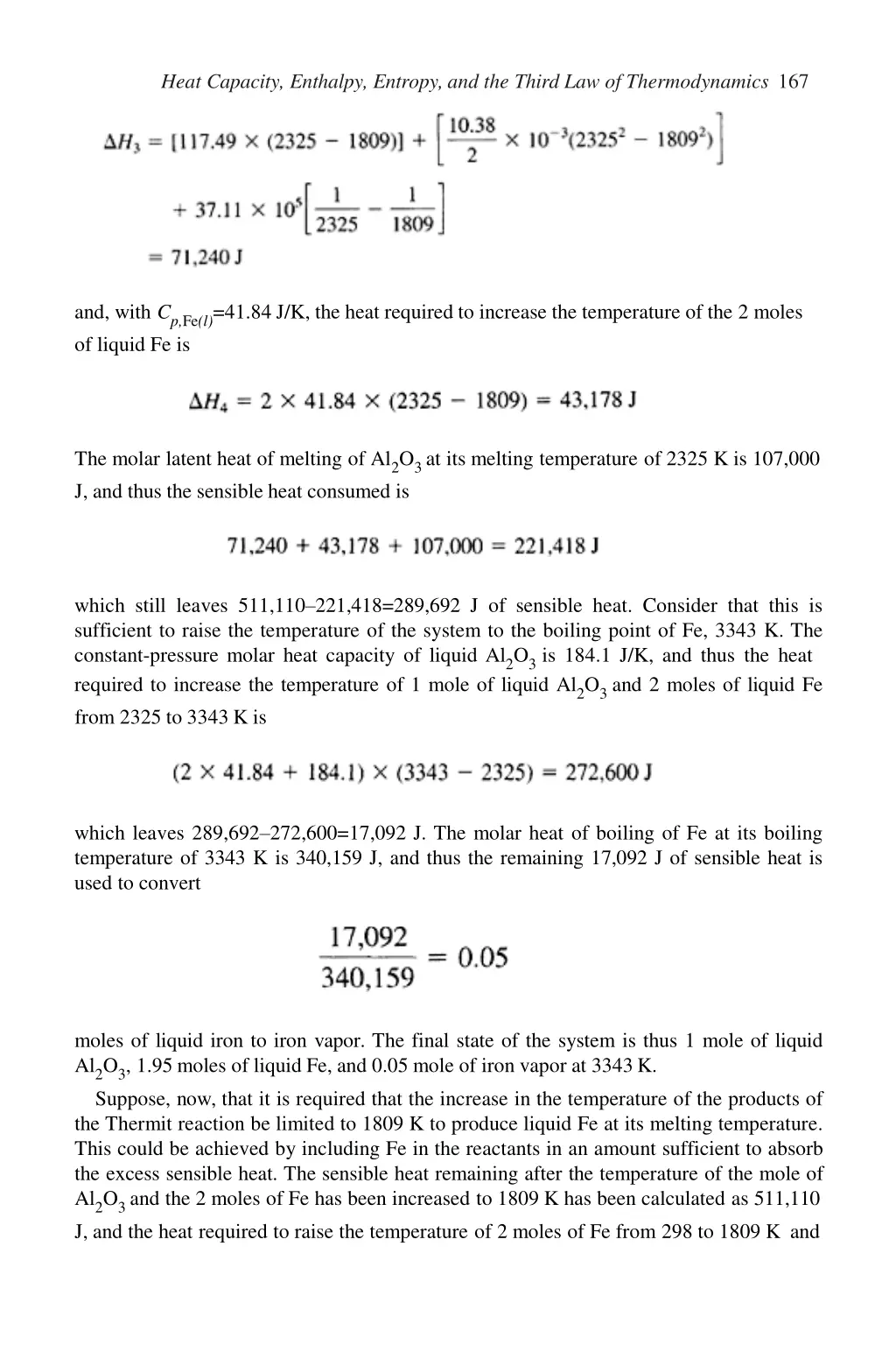 heat capacity enthalpy entropy and the third 9