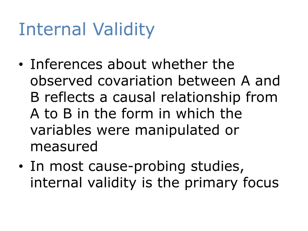 internal validity 2