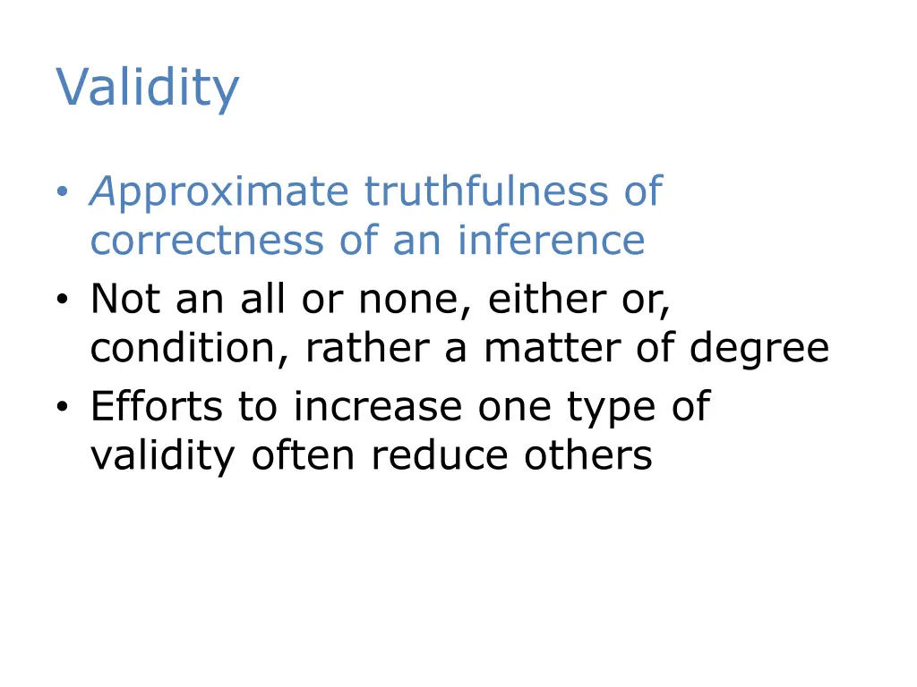 validity 1