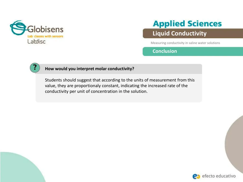 liquid conductivity 19