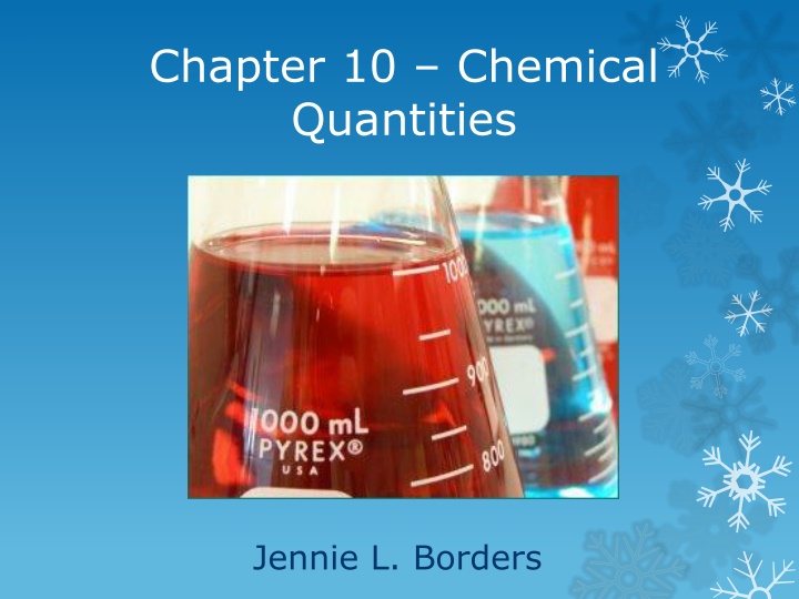 chapter 10 chemical quantities