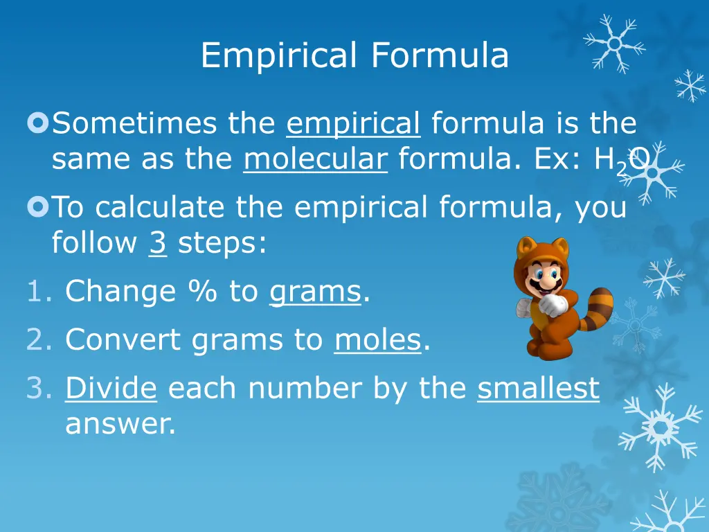 empirical formula