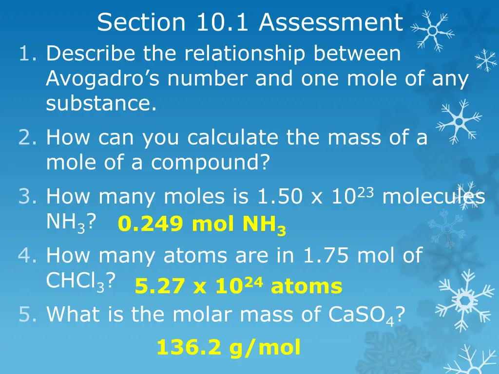 section 10 1 assessment 1 describe