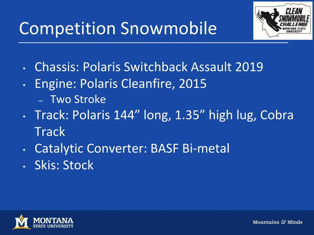 competition snowmobile