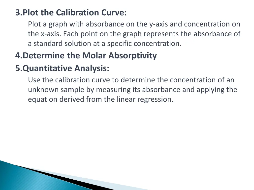 3 plot the calibration curve plot a graph with