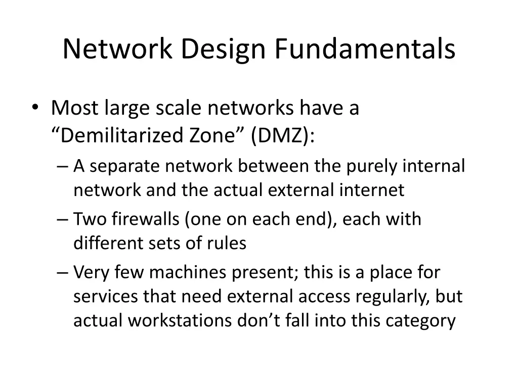 network design fundamentals