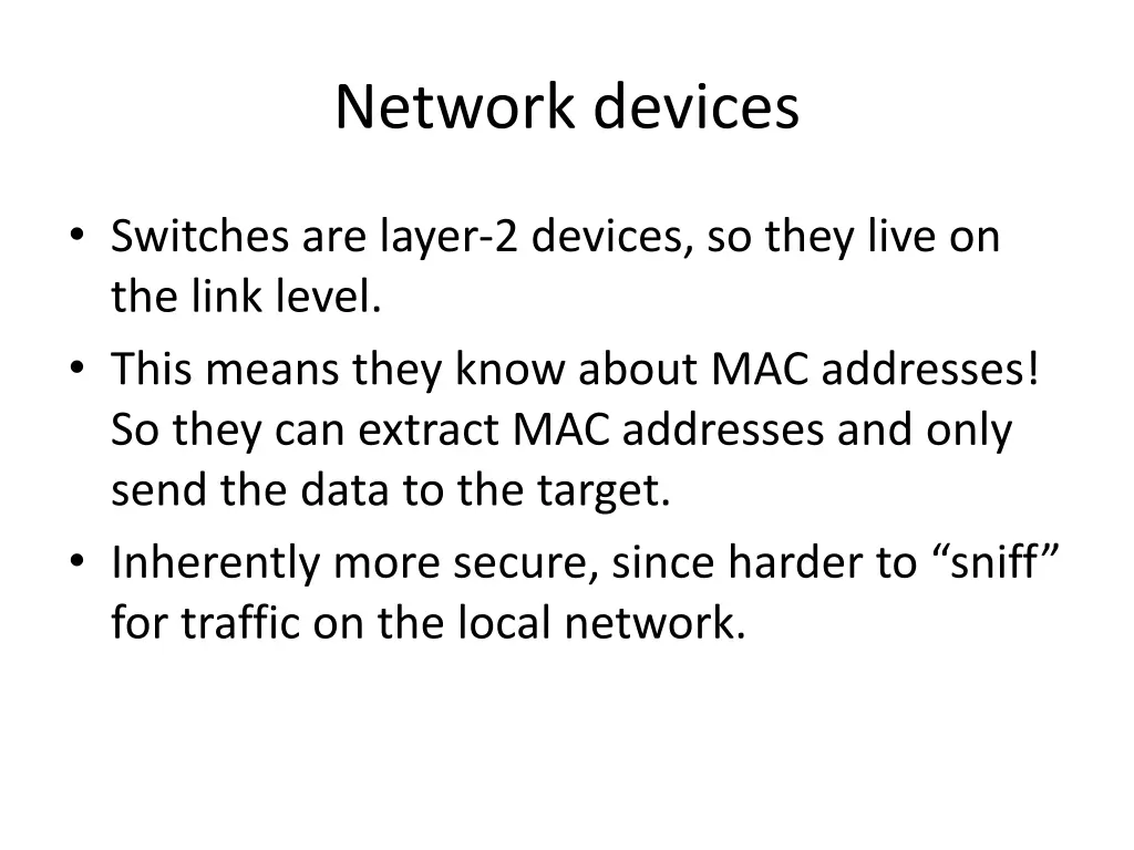 network devices 1