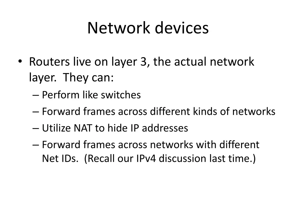 network devices 2