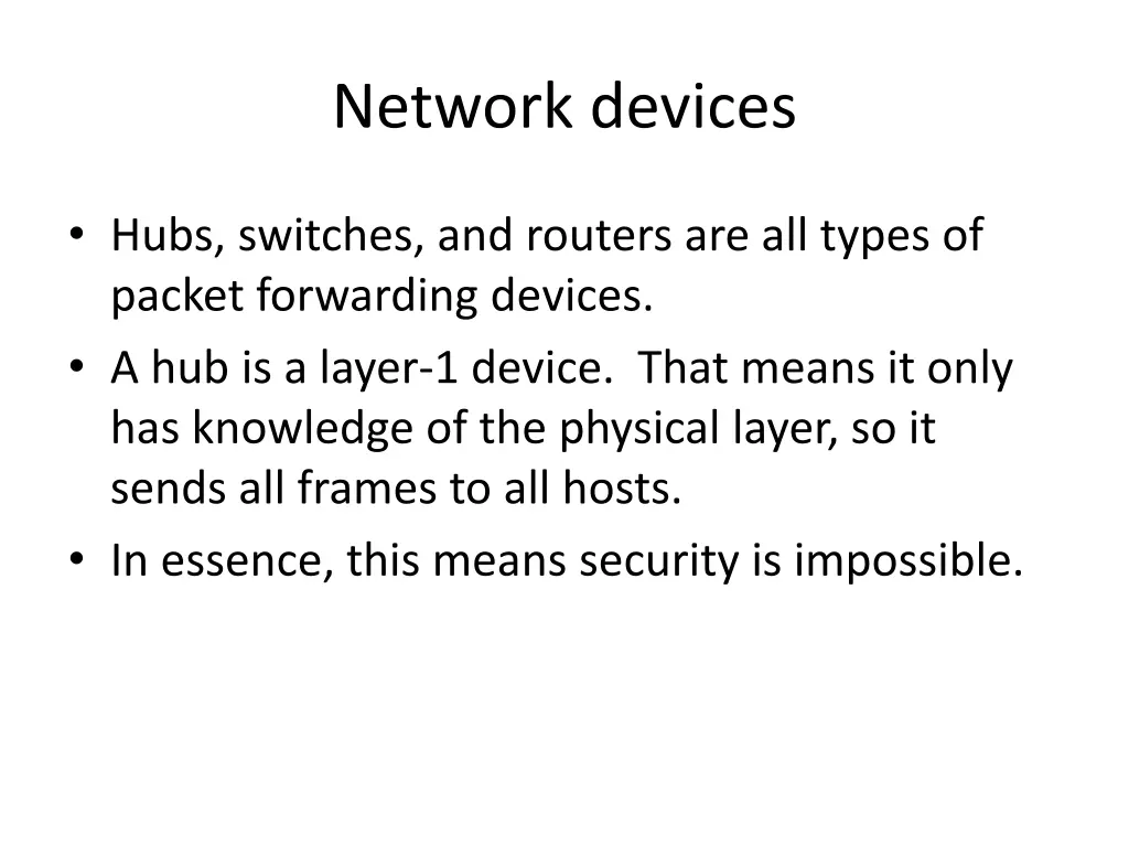 network devices