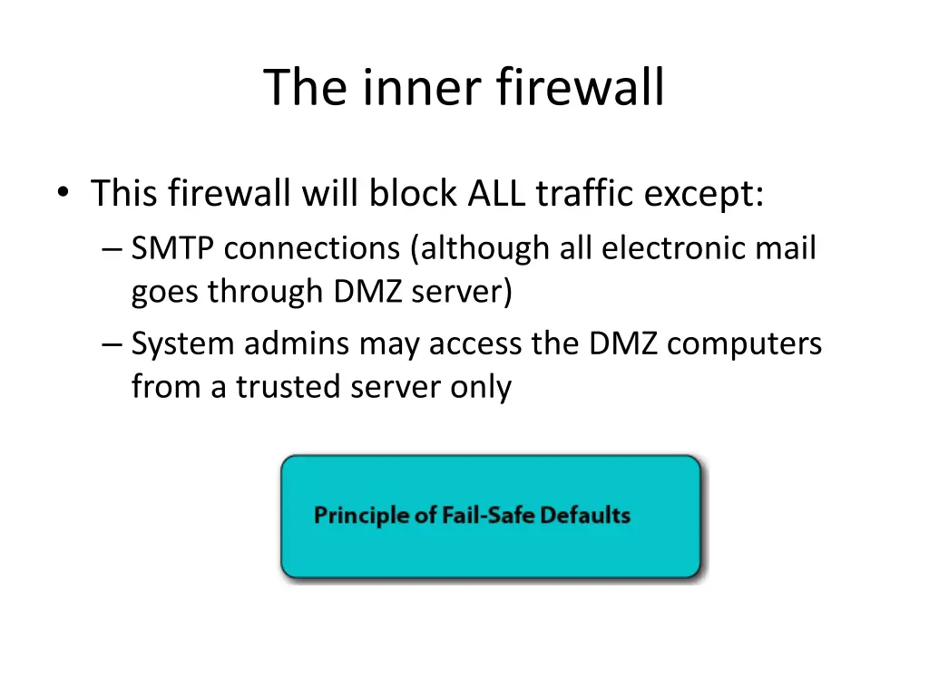 the inner firewall