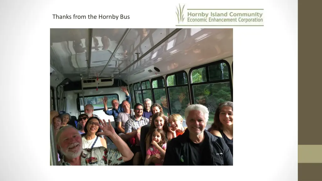 thanks from the hornby bus