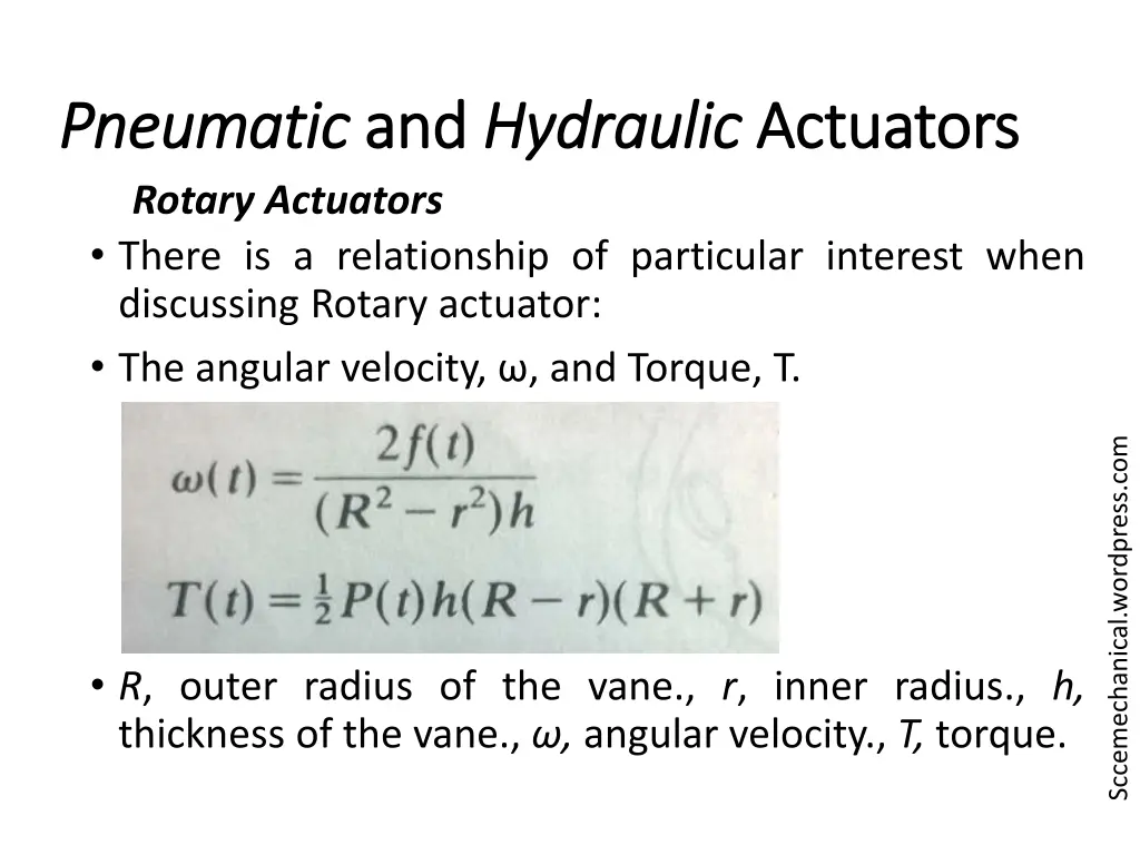 pneumatic pneumatic and rotary actuators