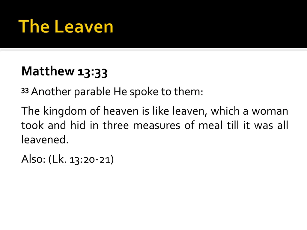 matthew 13 33