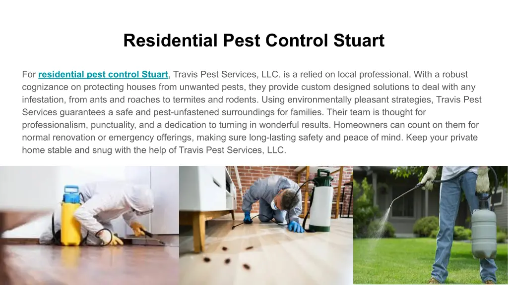 residential pest control stuart