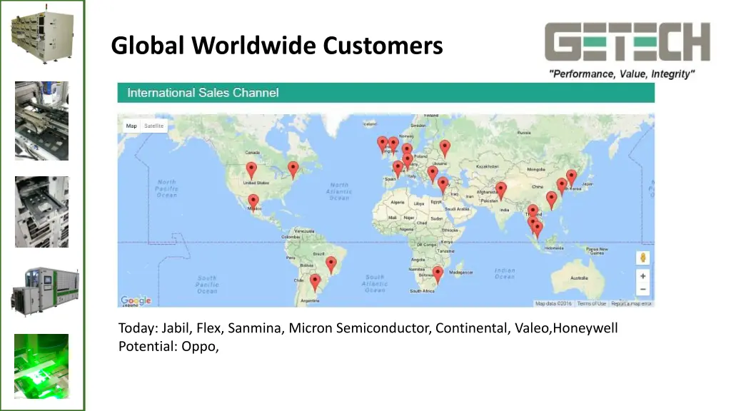 global worldwide customers