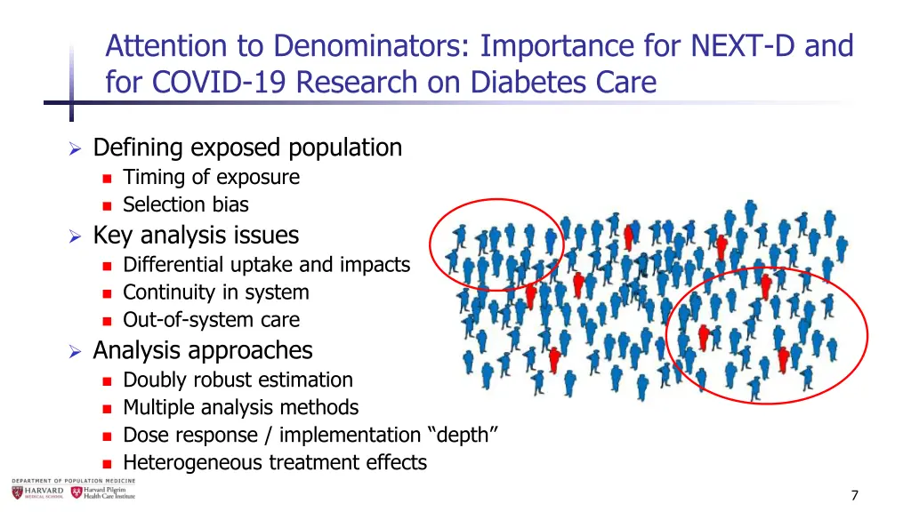 attention to denominators importance for next