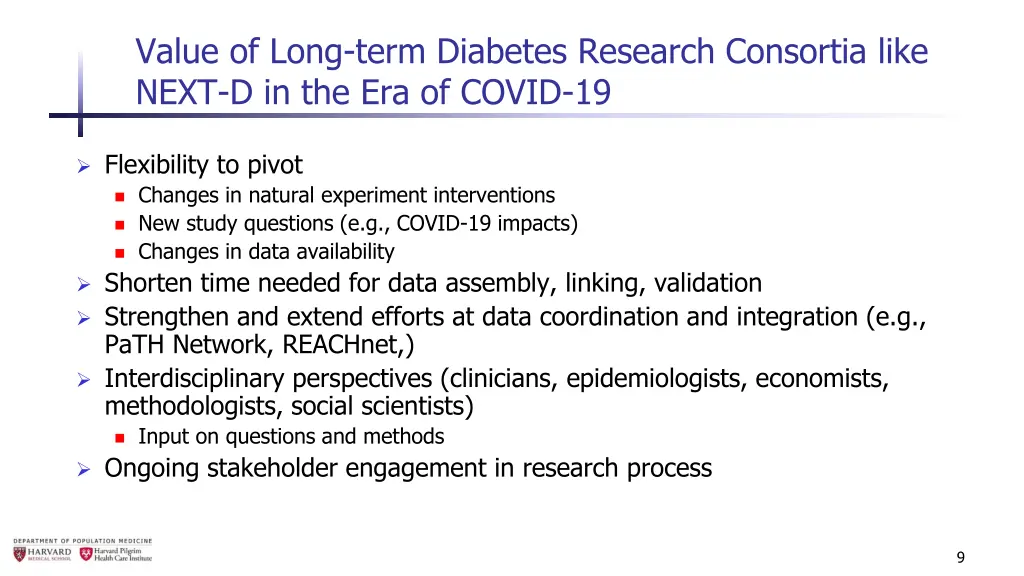 value of long term diabetes research consortia