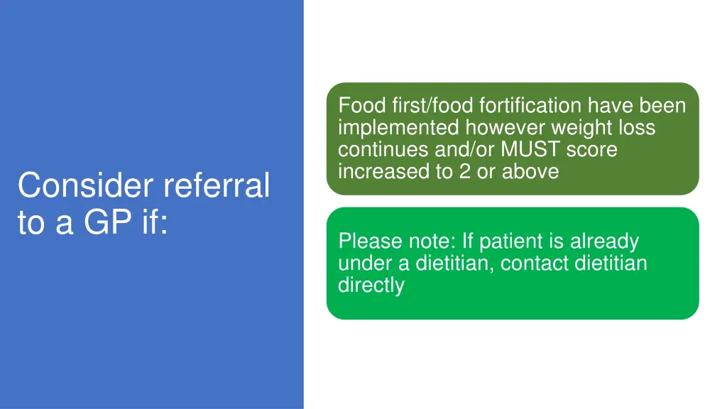 food first food fortification have been