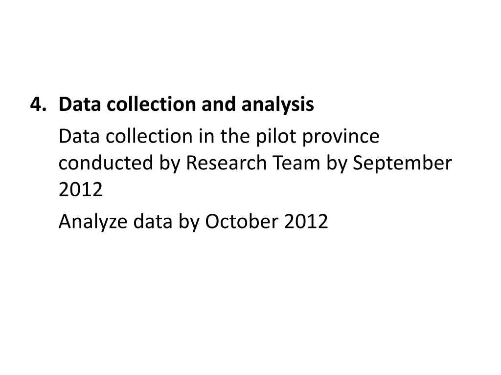 4 data collection and analysis data collection