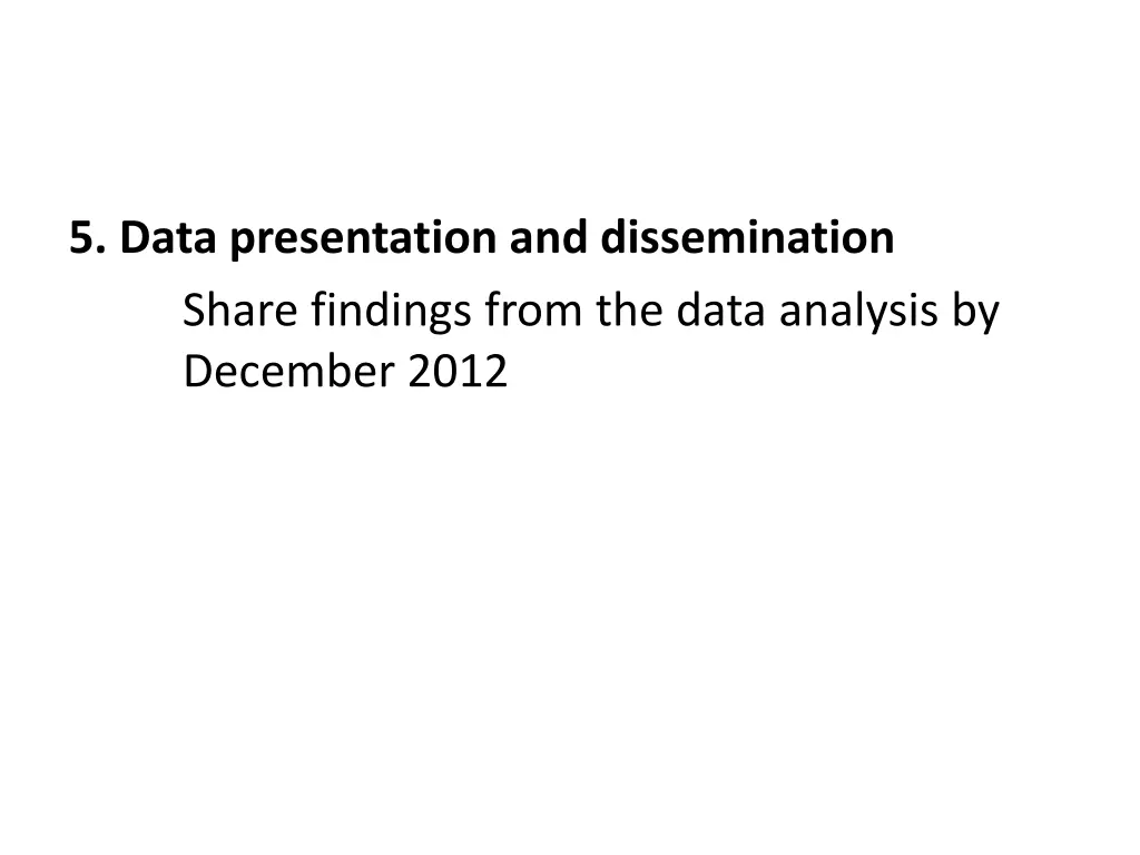 5 data presentation and dissemination share