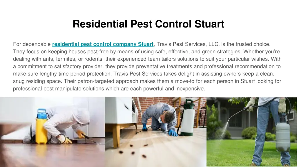 residential pest control stuart