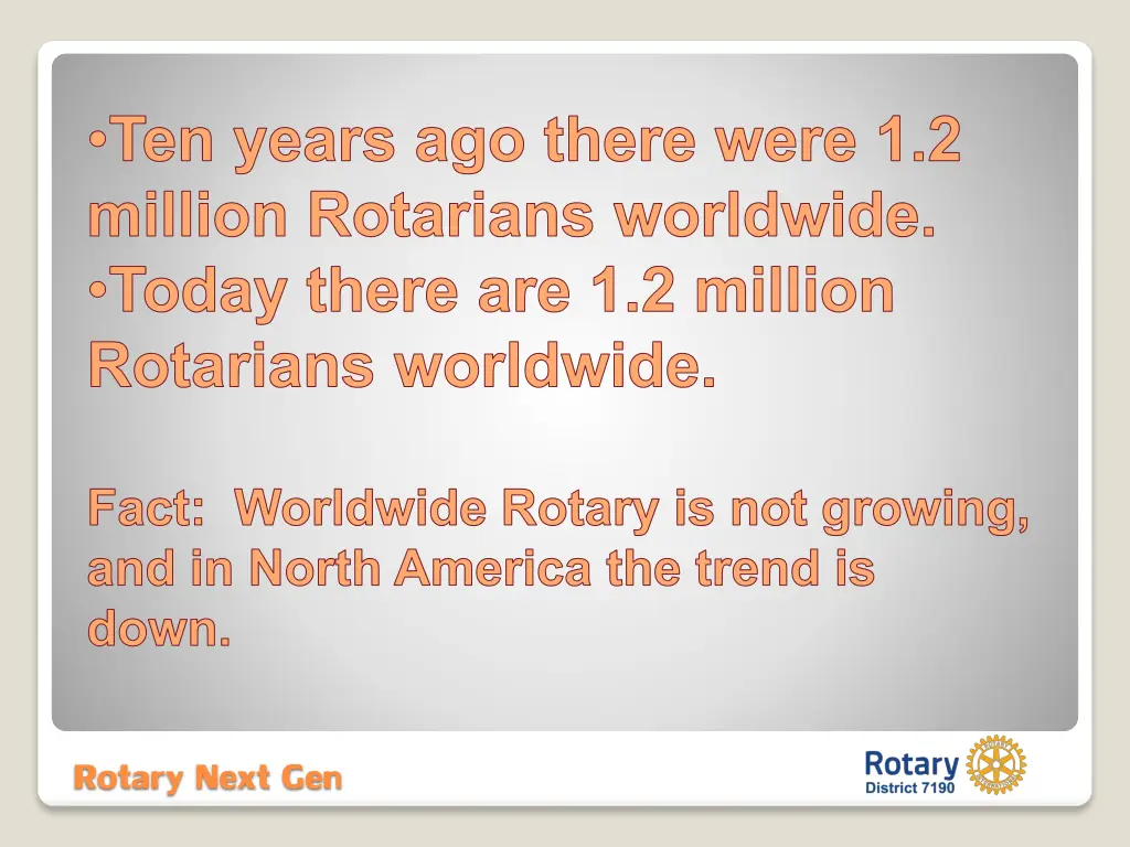 ten years ago there were 1 2 million rotarians