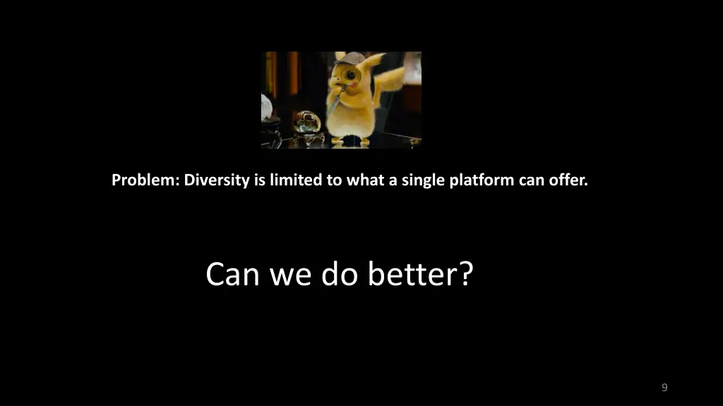 problem diversity is limited to what a single