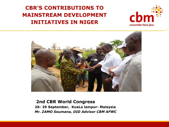 cbr s contributions to mainstream development